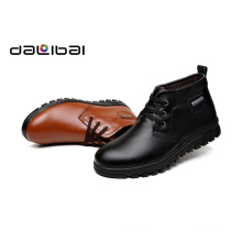 Billig $ 9 gute Qualität 2015 Winter warme High Cut Plüsch Leder Männer Schuhe